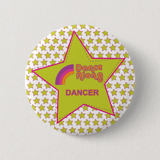 Bóton Redondo 5.08cm dancealong_dancer_star_button