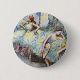 Bóton Redondo 5.08cm Dancer Art Dancers, Balé Degas, pintura
