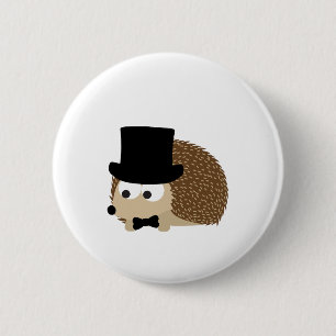 Bóton Redondo 5.08cm Dapper Hedgehog