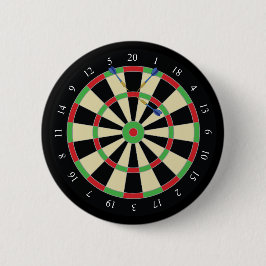 Bóton Redondo 5.08cm Darts Player Winner Treble Top 180 Dartboard