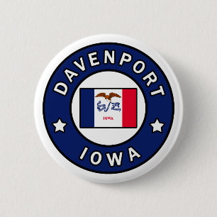 Bóton Redondo 5.08cm Davenport Iowa