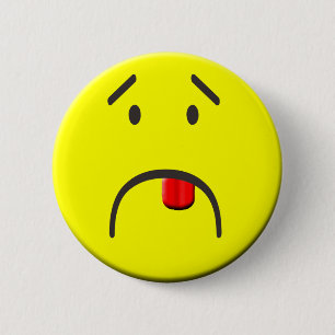 Bóton Redondo 5.08cm De "botão Yuck