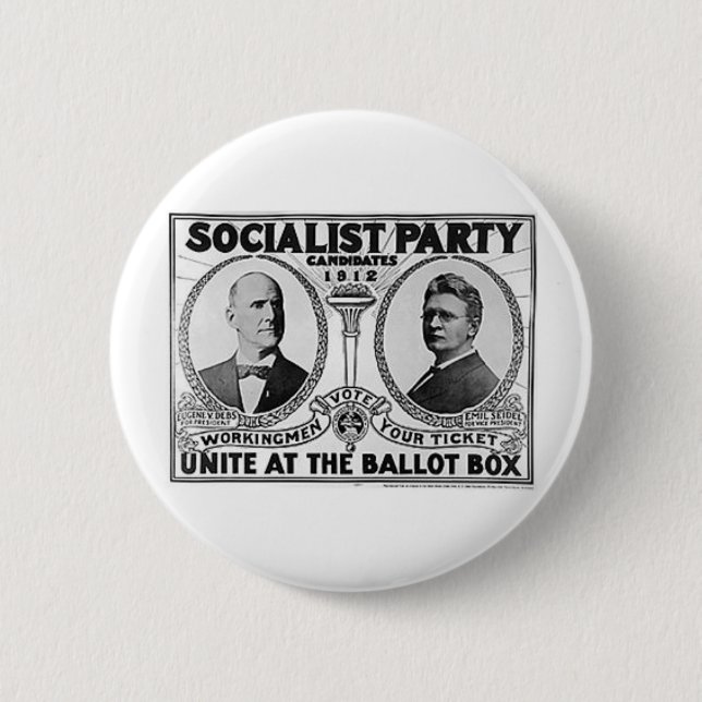 Bóton Redondo 5.08cm Debs 1912 - Seidel (Frente)