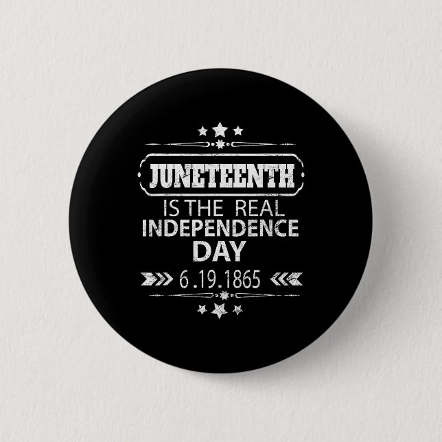 Bóton Redondo 5.08cm Décimo Junho É O Dia Real Da Independência1865 Pre (Frente)