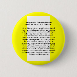 Bóton Redondo 5.08cm ! Declaração de Independência do Crio U