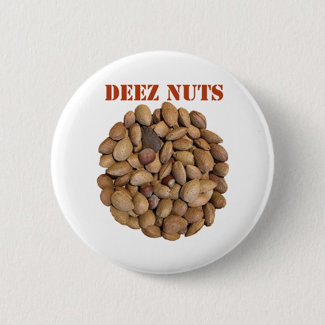 Bóton Redondo 5.08cm Deez Nuts (Frente)