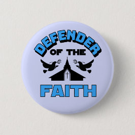 Bóton Redondo 5.08cm Defensor da Fé