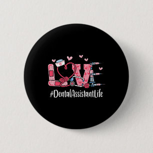 Bóton Redondo 5.08cm Dental Amor Instantâneo Dia dos Namorados Mulheres