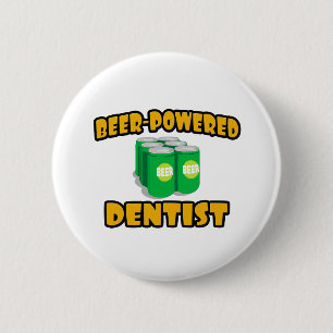 Bóton Redondo 5.08cm Dentista À Base De Cerveja