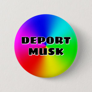 Bóton Redondo 5.08cm DEPORT MUSK (você pode alterar as palavras )