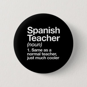 Bóton Redondo 5.08cm Desafio De Definição De Professores Espanhol De By