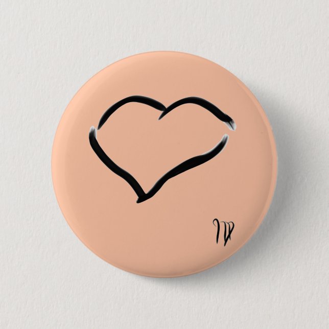 Bóton Redondo 5.08cm Desenho das aves marinhas (Frente)