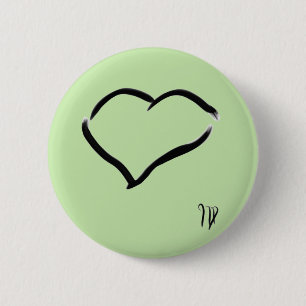 Bóton Redondo 5.08cm Desenho das aves marinhas