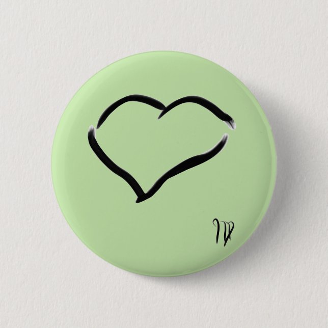 Bóton Redondo 5.08cm Desenho das aves marinhas (Frente)