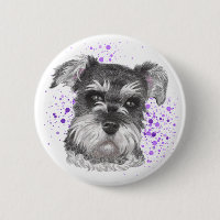 Desenho do cão do Schnauzer
