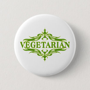 Bóton Redondo 5.08cm Design Bonito para vegetariano