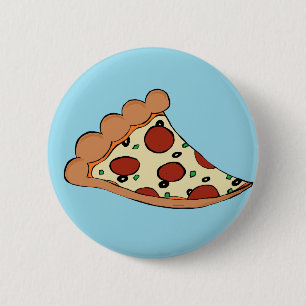 Bóton Redondo 5.08cm Design da pizza