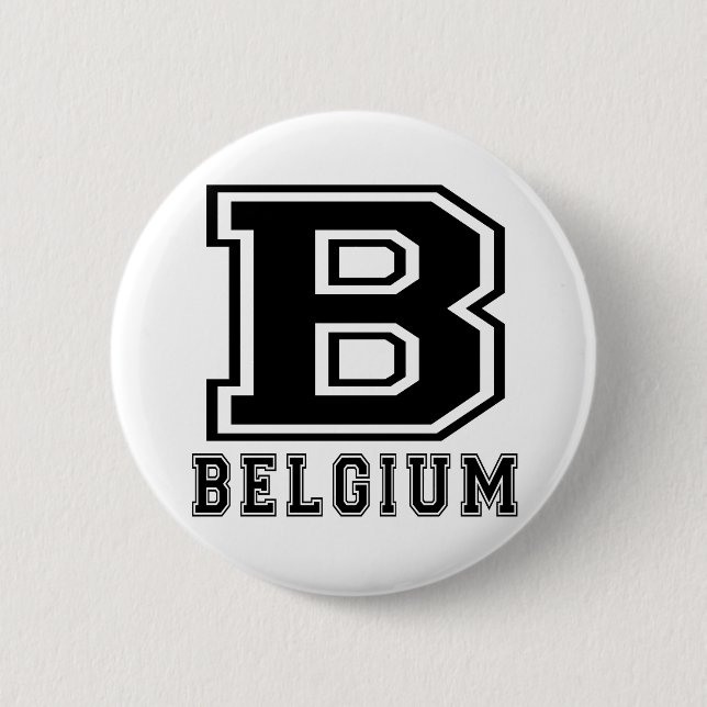Bóton Redondo 5.08cm Design de Bélgica (Frente)