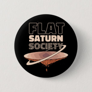 Bóton Redondo 5.08cm Design de Ciência da Sociedade de Saturno