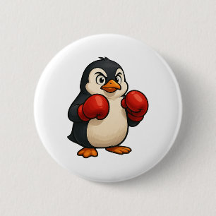 Bóton Redondo 5.08cm Design de Esportes legal de Cartoon Penguin