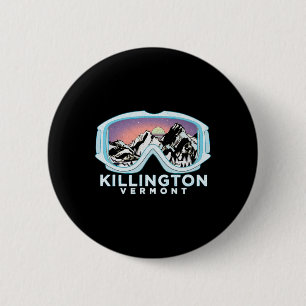 Bóton Redondo 5.08cm Design de Esqui Killington Killington, Vt Esqui Ne