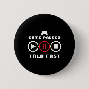 Bóton Redondo 5.08cm Design De Jogo De Vídeo Engraçado Para Jogos De Ví