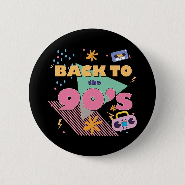 Bóton Redondo 5.08cm Design de Nostalgia Reprodutiva (Frente)