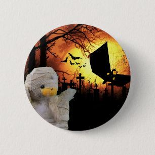 Bóton Redondo 5.08cm Design divertido para o Halloween