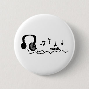 Bóton Redondo 5.08cm Design legal da música!