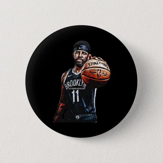 Bóton Redondo 5.08cm Designs de basquetebol (Frente)
