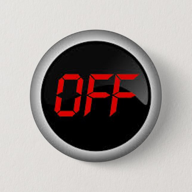 Bóton Redondo 5.08cm desligado (Frente)