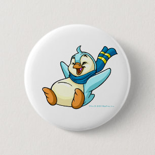 Bóton Redondo 5.08cm Deslizando Bruce azul