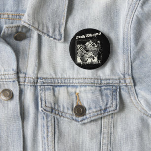 Bóton Redondo 5.08cm Desmontada - Roupa de corrente de metalCore retrô
