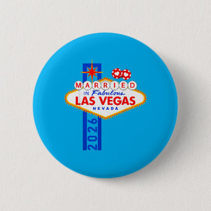 Bóton Redondo 5.08cm Despedida de Solteiro em Vegas Casado em Vegas Noi