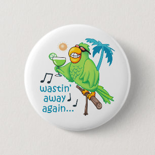 Bóton Redondo 5.08cm Desperdiçando De Novo