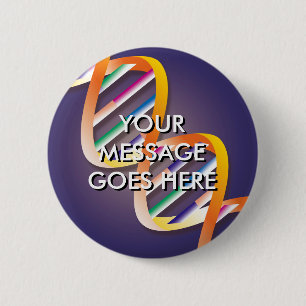 Bóton Redondo 5.08cm Destaque personalizado do DNA