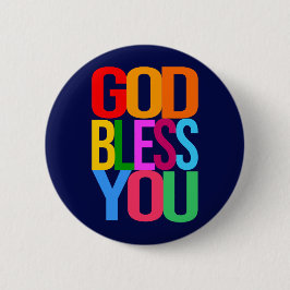 BÓTON REDONDO 5.08CM DEUS ABENÇOE DE VOCÊ