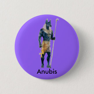 Bóton Redondo 5.08cm Deus do egípcio de Anubis