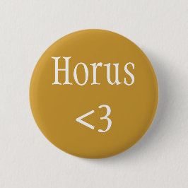 Bóton Redondo 5.08cm Deus Egípcio - Horus <3 emblema