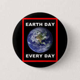 Bóton Redondo 5.08cm Dia da Terra Todos os Dias