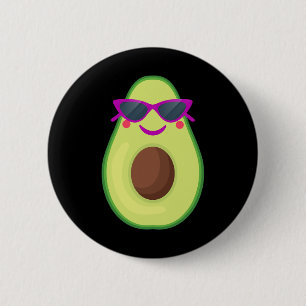 Bóton Redondo 5.08cm Dia de as Bruxas engraçado De Figurino Avocado Par