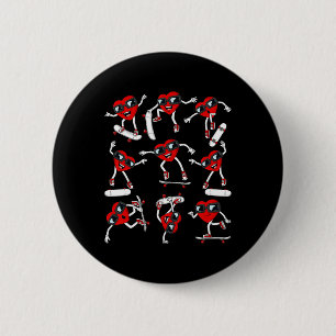 Bóton Redondo 5.08cm Dia de os namorados Cardíaco Anel Painéis Meninos