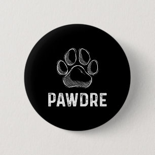 Bóton Redondo 5.08cm Dia de os pais De Gato Ou Cão Único Mens Pawdre Gi