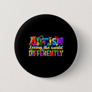 Bóton Redondo 5.08cm Dia Mundial da Consciência do Autismo 2025