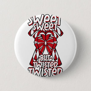 Bóton Redondo 5.08cm Diabetes Candy de Natal Cana Sanguínea Açúcar Diab