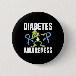 Bóton Redondo 5.08cm Diabetes Tipo 1 Meninos Meninos Diabéticos Awaren