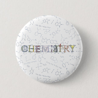 Bóton Redondo 5.08cm Diagramas da química e design da tipografia