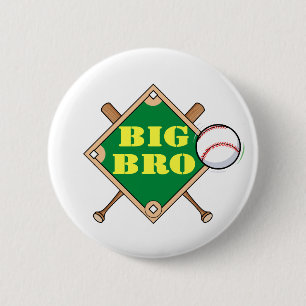 Bóton Redondo 5.08cm Diamante de basebol do big brother