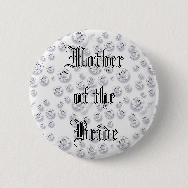 Bóton Redondo 5.08cm Diamantes (Frente)