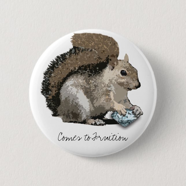 Bóton Redondo 5.08cm Diamantes para o inverno (Frente)